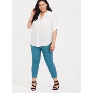 Studio by Torrid Women's Pants Side Zip Pencil Size 20 Sateen Stretch New